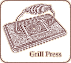 Rectangular Lodge Grill Press