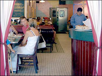 Photo of the Interior of the Plaza Café