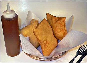 Sopaipillas in a Basket